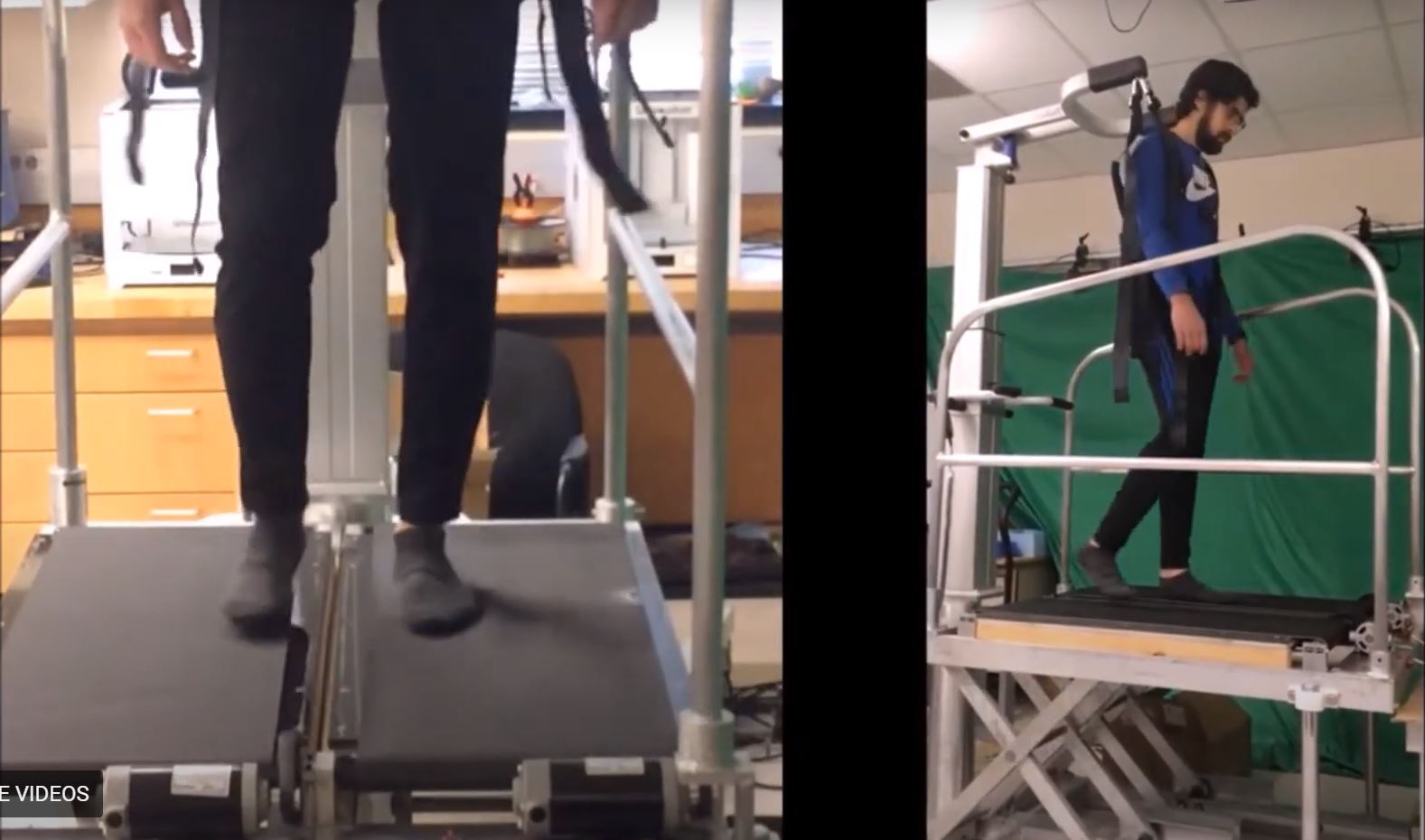 Variable Stiffness Treadmill